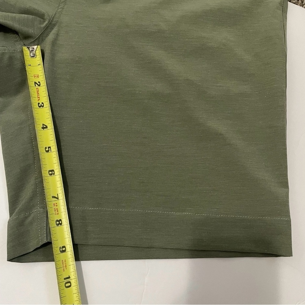 Faherty All Day Shorts Men 35 Green Stretch Comfort Drawstring Lounge Casual - Picture 6 of 9